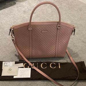 Soft Pink Gucci leather Bag